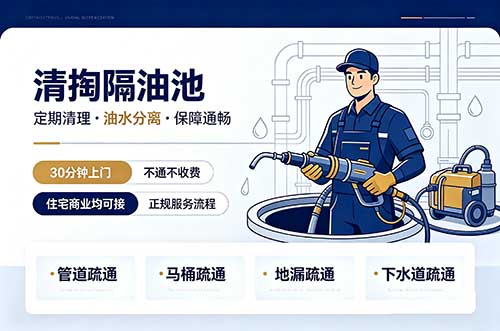 本溪清掏隔油池